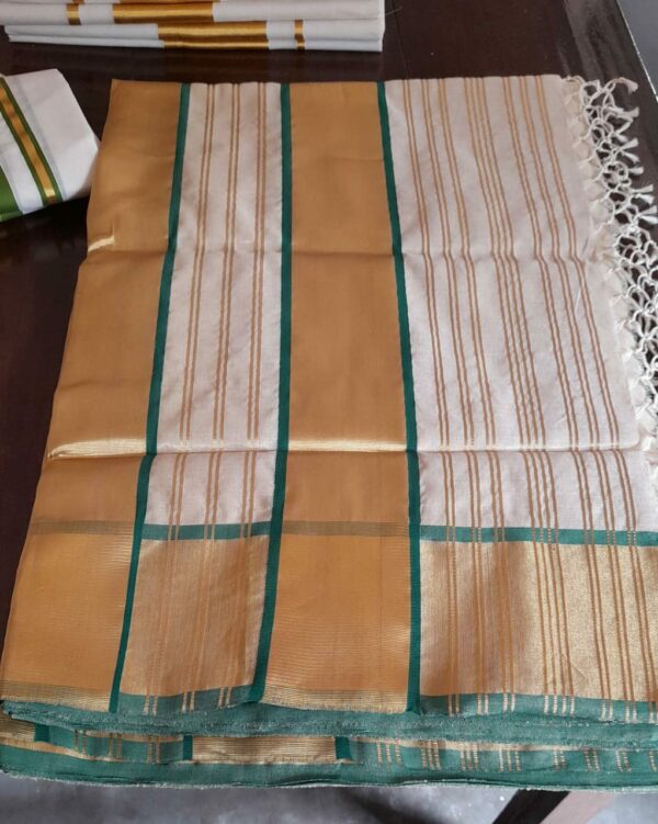 Balaramapuram Handloom Tissue Saree - Impresa Store