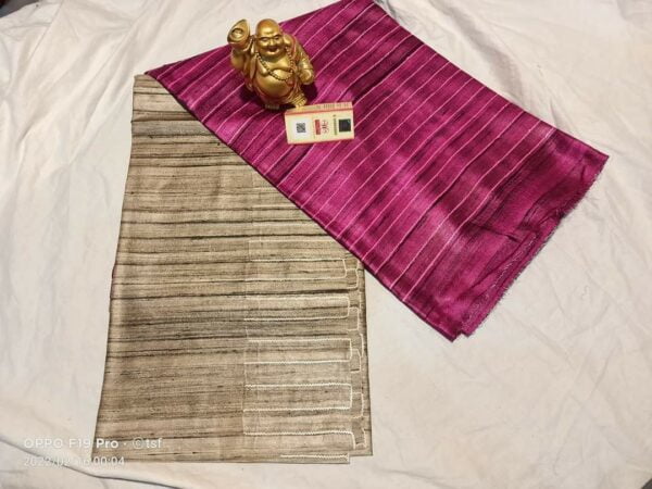 Tussar Ghicha Payal Weaving Design Saree - Impresa Store