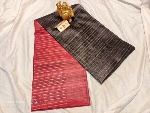 Tussar Ghicha Payal Weaving Design Saree - Impresa Store