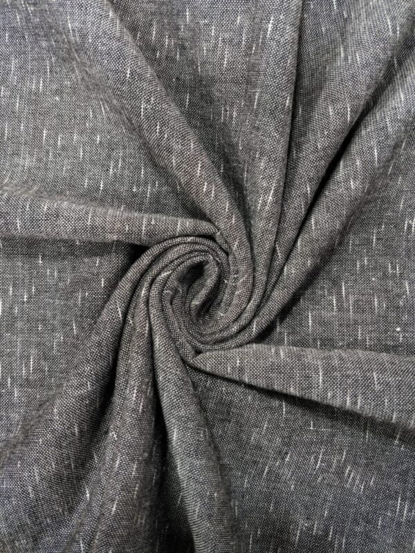 Handloom pochampalli cotton Mens fabric - Grey - Impresa Store