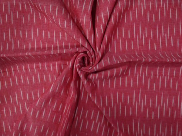 Handloom pochampalli cotton Mens fabric - Peach - Impresa Store