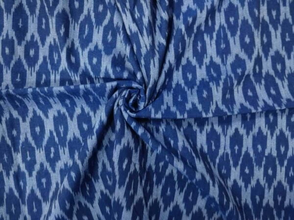 Handloom pochampalli cotton Mens fabric - Indigo Blue - Impresa Store