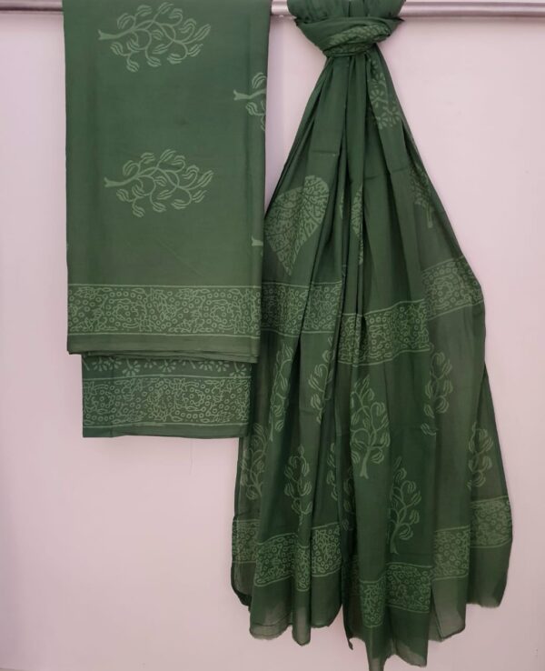 Hand Block Printed Cotton Salwar Suits - Impresa Store