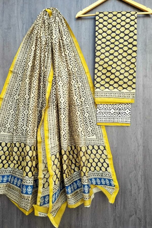 Chanderi Silk Salwar Suit - Impresa Store