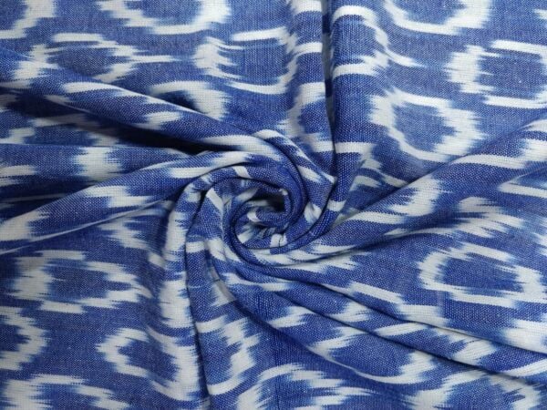 Handloom pochampalli cotton Mens fabric - Light Blue - Impresa Store