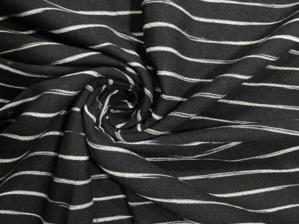 Handloom pochampalli cotton Mens fabric - Black - Impresa Store