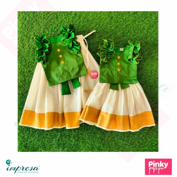 Designer Kerala Skirt and Blouse - Impresa Store