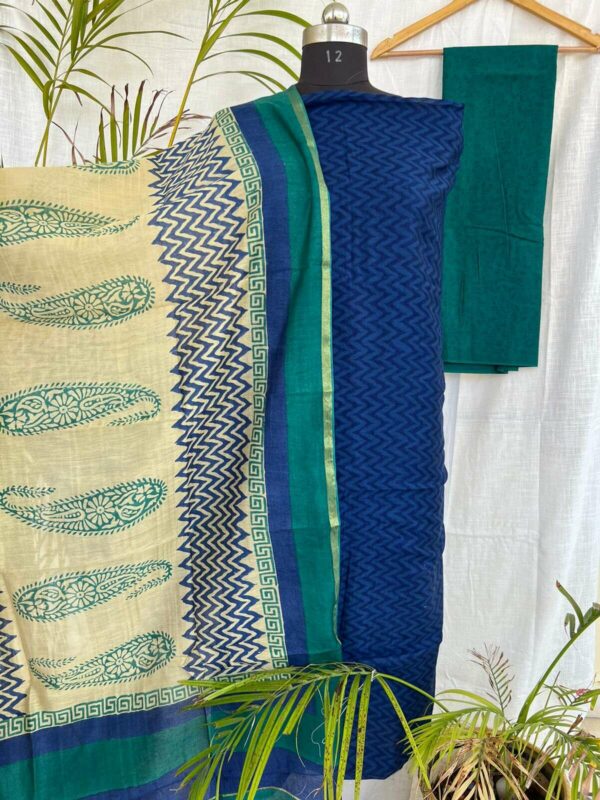 Chanderi Silk Salwar Suit - Impresa Store