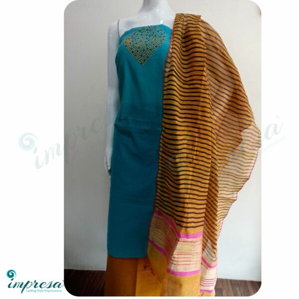 Silk Cotton Salwar Suit - Impresa Store