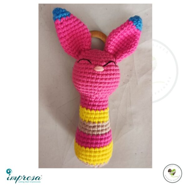 Crochet Bunny Rattle - Impresa Store