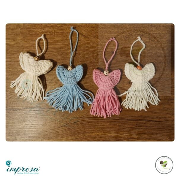 Crochet Angel Bag Charms - Impresa Store