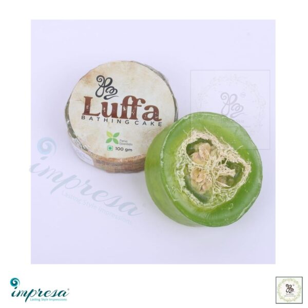 Luffa Aloe Vera Natural Scrub Bath Cake - Impresa Store
