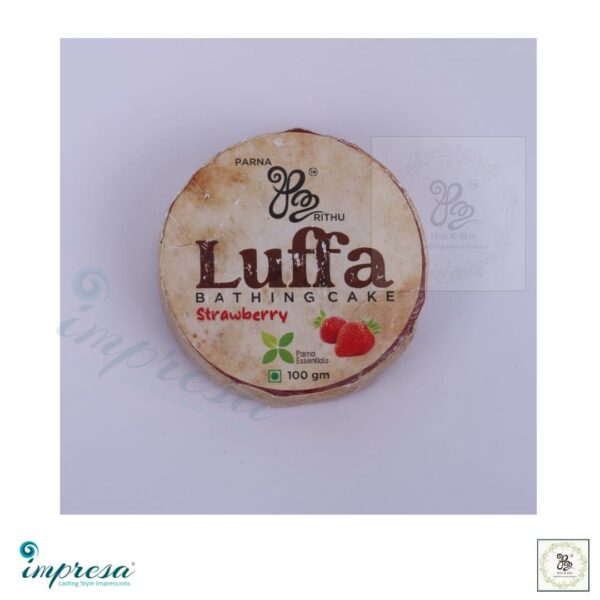 Luffa Strawberry Natural Scrub Bath Cake - Impresa Store